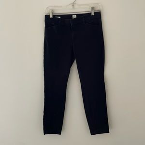 GAP 2 Regular Slim City Crop Black Jeans